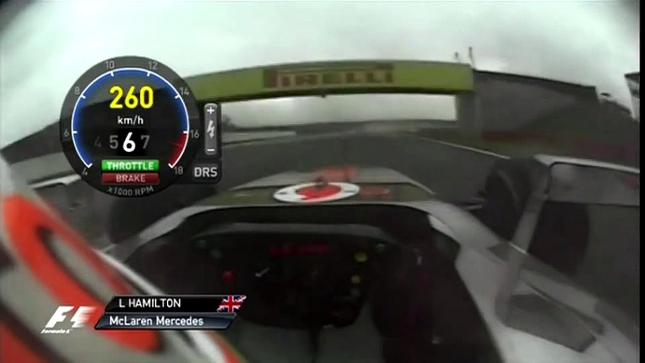 F1 Silverstone 2012 (FP1) Lewis Hamilton Helmet-Cam OnBoard