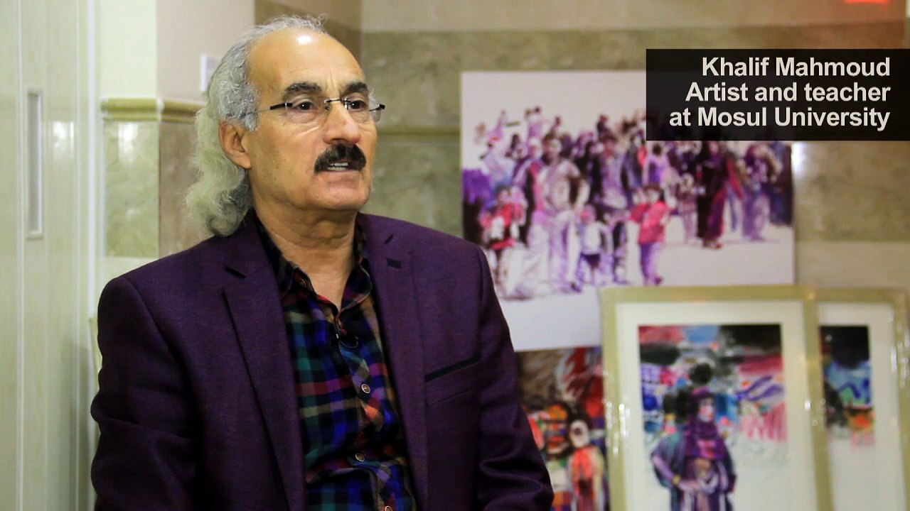 Mosul artist who hid paintings from IS thrives again