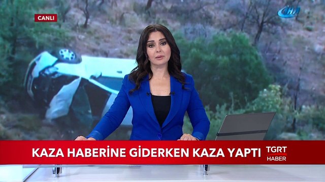 Kaza Haberine Giden İhlas Haber Ajansı Muhabiri de Kaza Yaptı