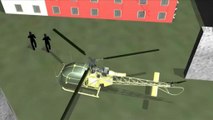 Hubschrauberflucht 