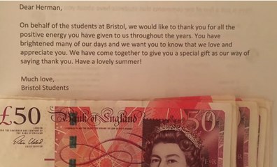 Students Collect Money for Janitor's Trip Home