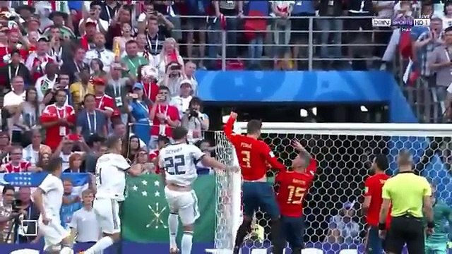 اهداف مباراة روسيا واسبانيا 1-1 فوز روسيا بضربات الترجيح 01/07/2018