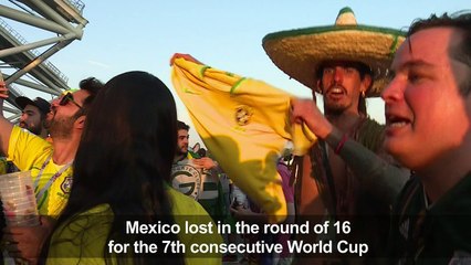 World Cup: Mexico fans proud of team despite 2-0 loss to Brazil