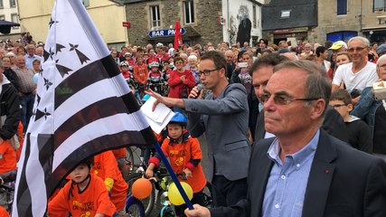 Inauguration des statues des 4 As bretons