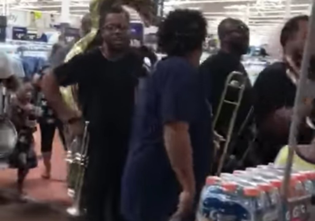 Video Captures Second Line March at New Orleans-Area Walmart