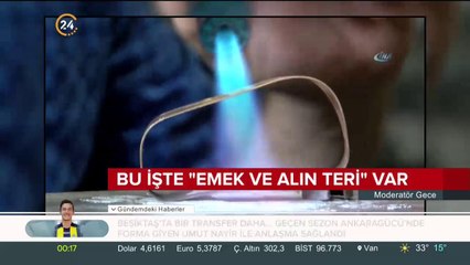 Bu işte 'emek ve alın teri' var