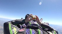 Solving A Rubik's Cube While Doing A Wingsuit Skydiving