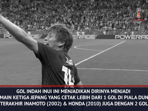 Goal of The Day - Tendangan Deras Takashi Inui Menghujam Gawang Belgia