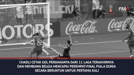 Moment of The Day - Gol Telat Chadli Buyarkan Mimpi Negri Samurai