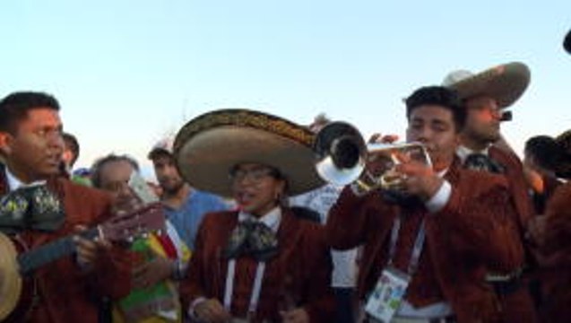 Mexico fans' final party in Russia