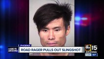 Man accused of using slingshot during Phoenix road rage incident