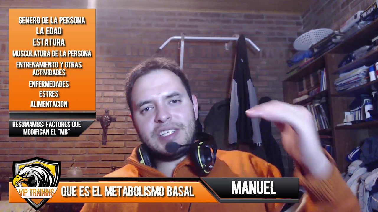 ¿Que es el metabolismo basal? NECESITAS SABERLO! Parte 1 | Video | Vip Training con Manuel Sala