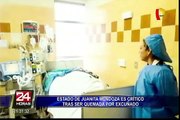 Médico afirma que caso de mujer quemada en Cajamarca es más grave que el de Eyvi Ágreda