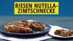 Gibt es ein Rezept auf der Welt, das nicht noch besser gemacht wird, indem man Nutella hinzugibt? Zimtschnecken werden mit Nutella auf jeden Fall noch besser! 