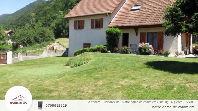 A vendre - Maison/villa - Notre dame de commiers (38450) - 6 pièces - 127m²