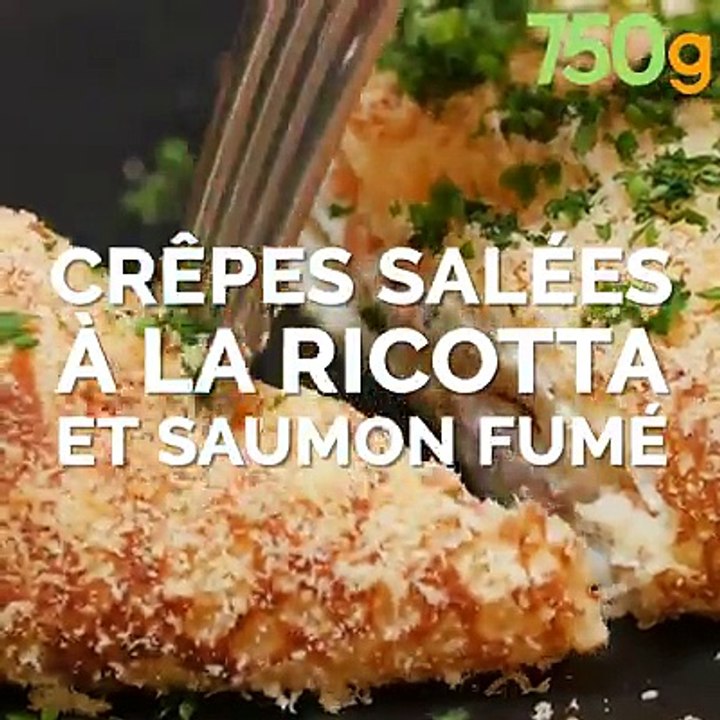 Crêpes-Party ce soir ! Craquez pour cet accord saumon & ricotta La recette :