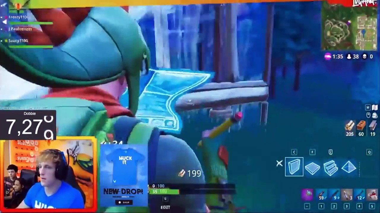 LOGAN PAUL SNIPER KILLS - Logan Paul Fortnite Funny Moments