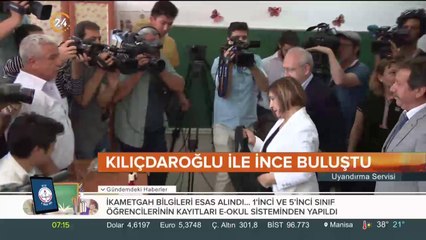 Kılıçdaroğlu ve Muharrem İnce buluştu