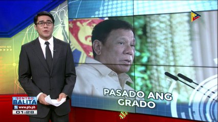 Ilang senador, binigyan ng pasadong grado si Pres. #Duterte