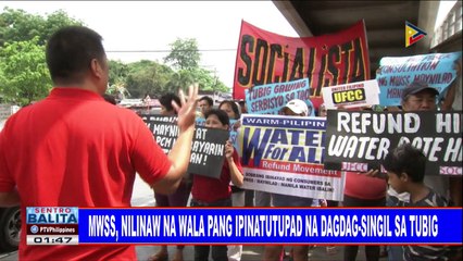 下载视频: MWSS, nilinaw na wala pang ipinatutupad na dagdag-singil sa tubig