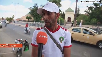 انفراد  والد الشاب الذي قتله  أمين حارث  بسيارته بمراكش تحت الصدمة