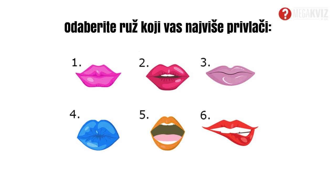 Izaberi omiljeni RUŽ i saznaj šta otkriva o tvom KARAKTERU!