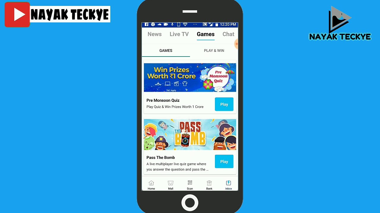 Paytm Live TV  | Paytm Latest Update 2018 | Ab Aayega Dubble Maja | nayak teckye