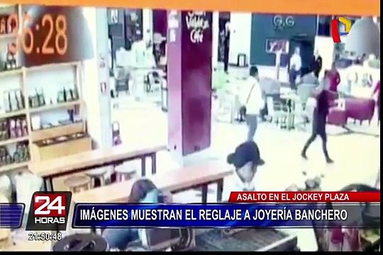 Delincuentes que robaron joyería en Jockey Plaza estarían identificados