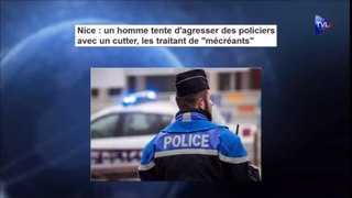 NICE UN HOMME TENTE D'AGRESSER LES POLICIERS 18 JUIN 2018