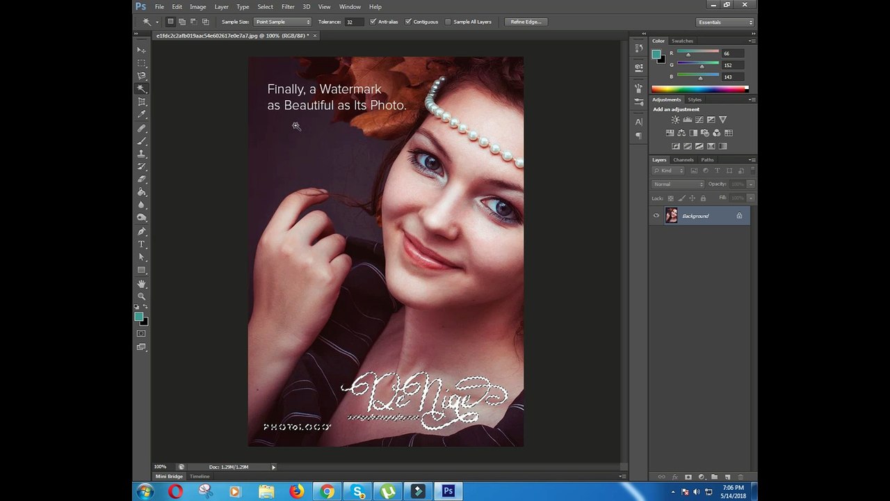 How ro remove watermark from any picture