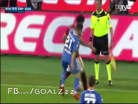 ملخص لمسات صلاح أمام إمبولي اليو في الدوري الايطالي 17102015