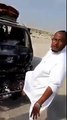 بالفيديو احتراق سيارة سعودية في الإمارات! والسبب غير متوقع نهائياً