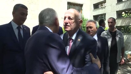 Başbakan Yıldırım, TBMM Başkanı Kahraman ile Bir Araya Geldi