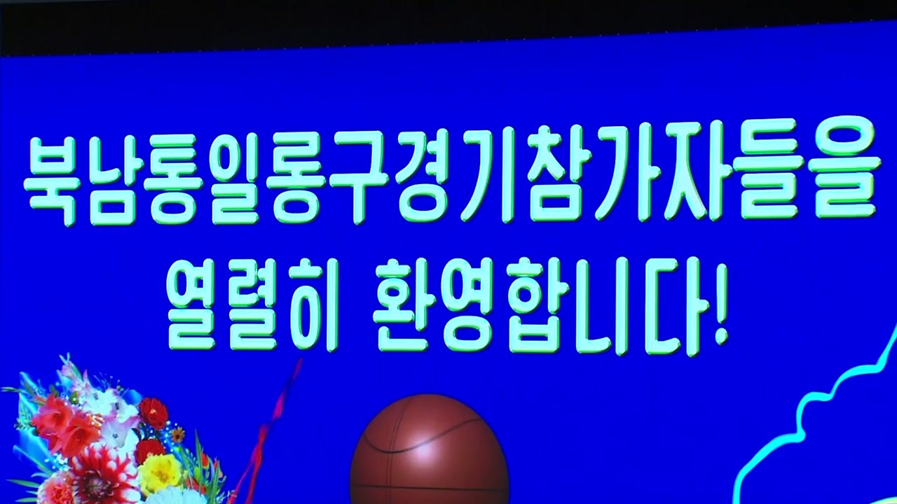 통일농구 방북단 평양 도착...北 "열렬히 축하" / YTN