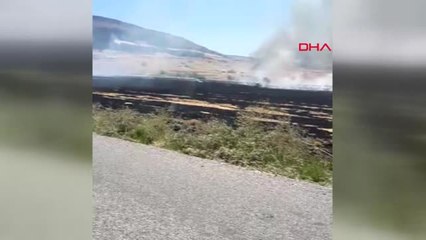 Gaziantep Nurdağı'nda 230 Dönüm Anız Yandı