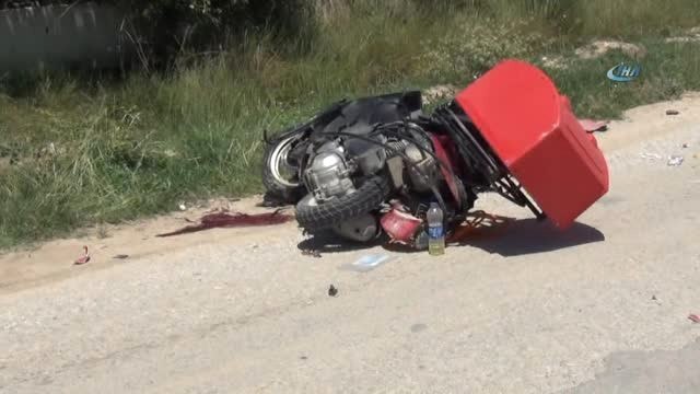 Hafif Ticari Araçla Motosiklet Çarpıştı: 1 Ölü