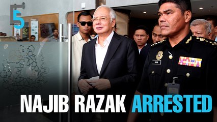 EVENING 5: Najib Razak arrested