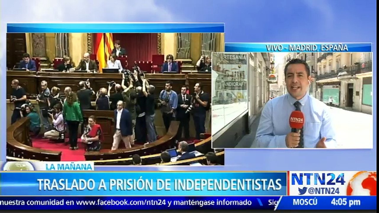 Políticos independentistas serán trasladados a una prisión en Cataluña