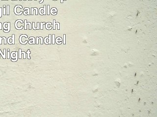 Hand Held Battery Operated Vigil Candle for Caroling Church Services and Candlelight Night