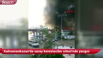 Kahramankazan'da Saray Keresteciler Sitesi'nde yangın