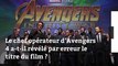 Le chef opérateur d’Avengers 4 a-t-il révélé par erreur le titre du film ?