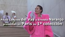 Paula Cánovas del Vas y Ernesto Naranjo presentan en París su primera colección