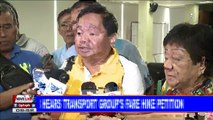 NEWS: LTFRB hears transport group's fare hike petition