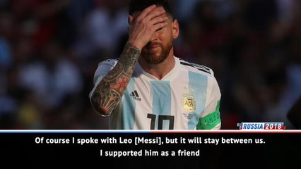 I supported Messi after Argentina were knocked out - Suarez