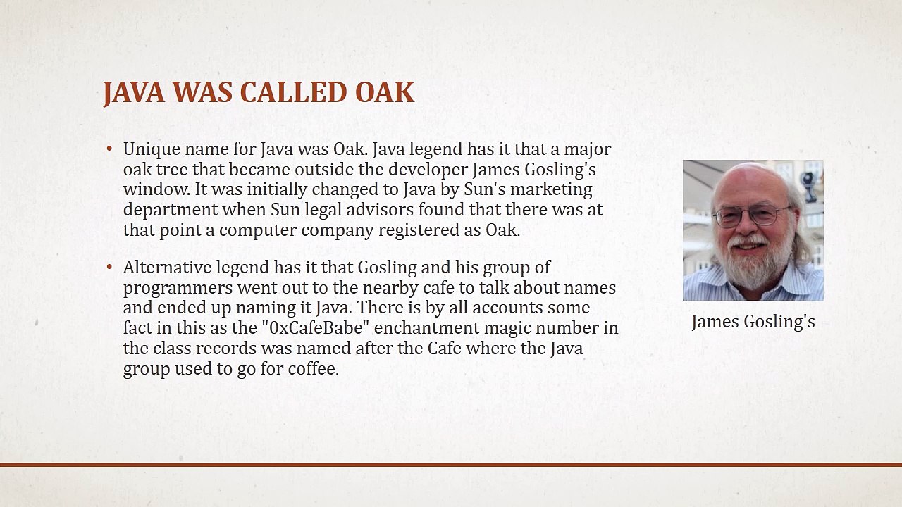 10 facts about Java Programming Language