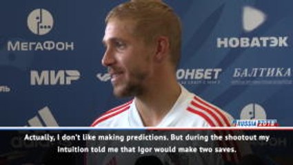 'You are a machine!' - Gazinsky praises Russian hero Akinfeev