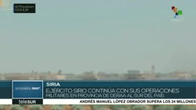 Ejército Árabe Sirio libera ciudades de Deraa controladas por Al Nusra