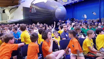 Thomas Pesquet en conférence à l'Euro Space Center
