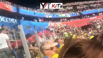 Sweden vs Switzerland 1 - 0 Highlights  Resumen World Cup 2018 (From Stands)