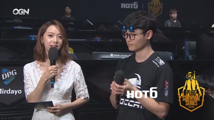 유쾌한 안경 세레모니! PLATOFF 2라운드 1위 ROCCAT ARMOR ′스쿨′ 인터뷰 - 2018 HOT6 PSS 시즌2 프로투어(배틀그라운드)